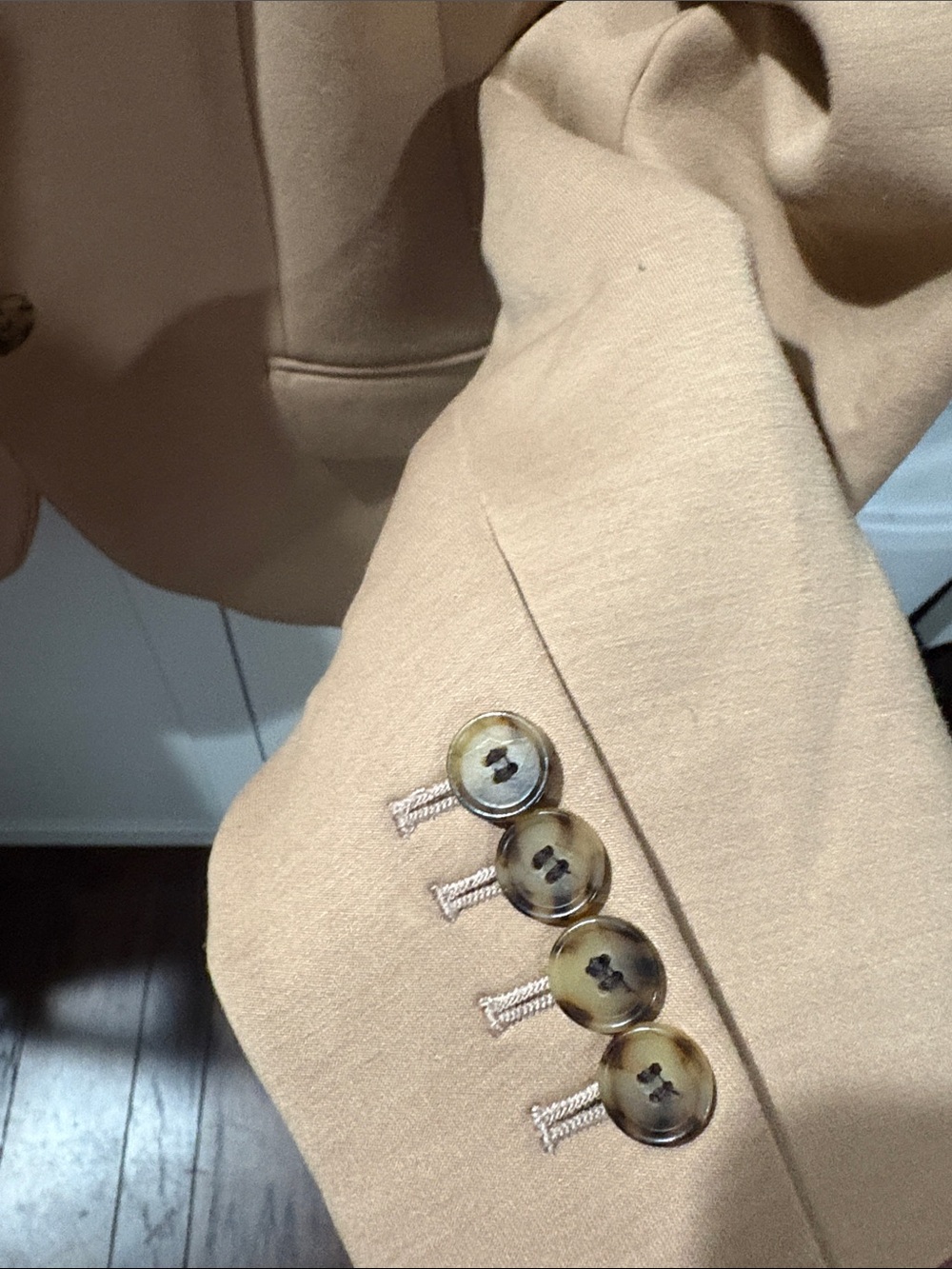 Ann Taylor Tan Single-Button Blazer - Picture 4 of 5